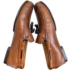 Tom Ford | Italian‎ | Brown Leather Tassled Loafers | 10 US, 9 UK, 43 EU